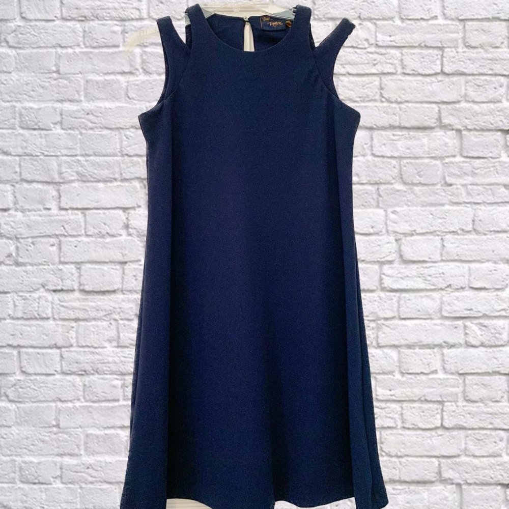 NEW Just Taylor Strappy Sleeveless Navy Dress
